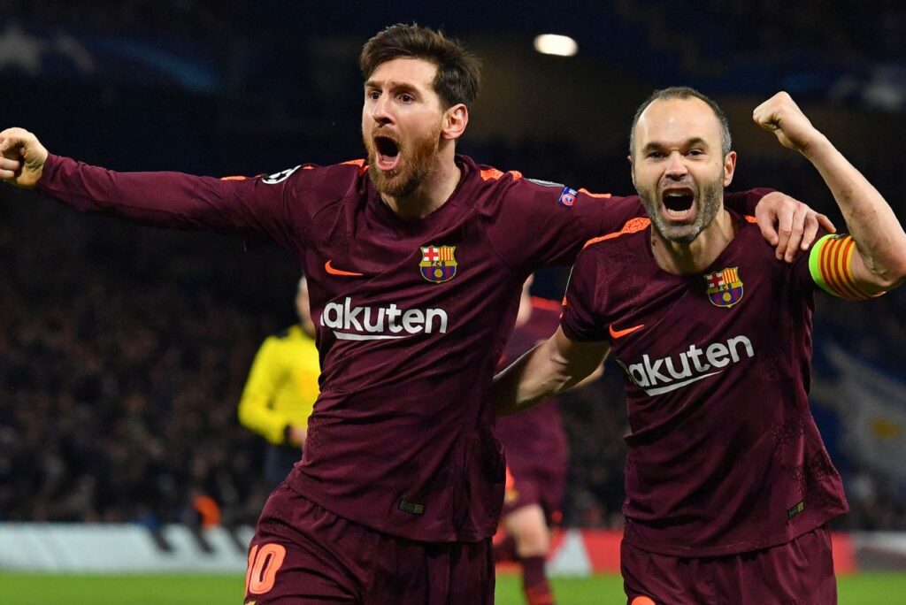 Messi e Iniesta