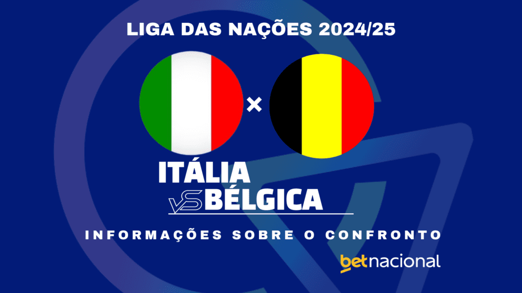 Itália x Bélgica - Liga das Nações da UEFA 2024/25