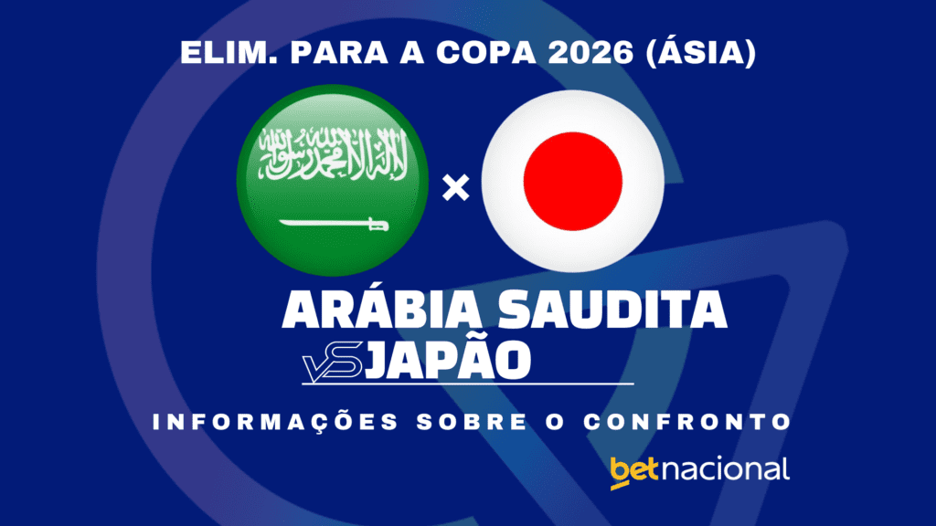 Arábia Saudita x Japão - Eliminatórias para a Copa 2026