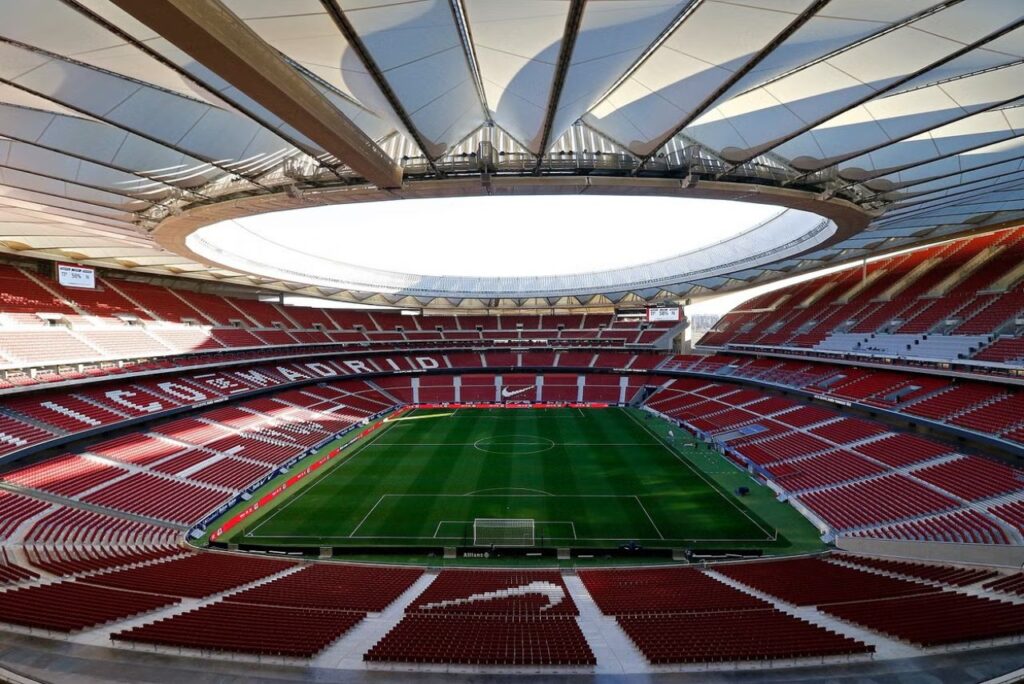 Estádio Metropolitano, do Atlético de Madrid