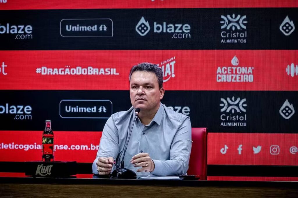 Adson Batista afirmou que o Atlético-GO jpa está pensando em 2025. Foto: Ingryd Oliveira/ACG