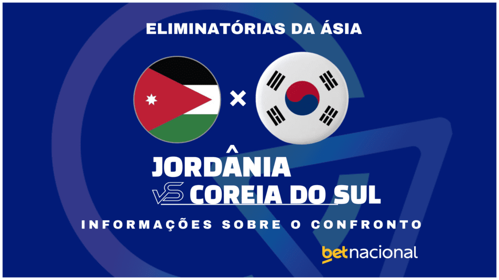 Jordânia x Coreia do Sul Eliminatórias da Ásia