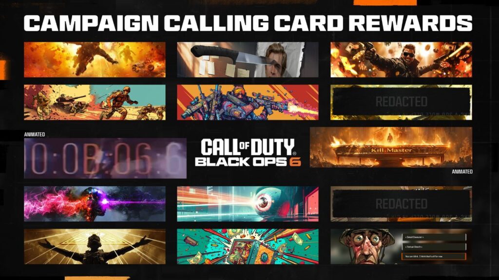 Call of Duty Black Ops 6 Recompensas Desafios Campanha