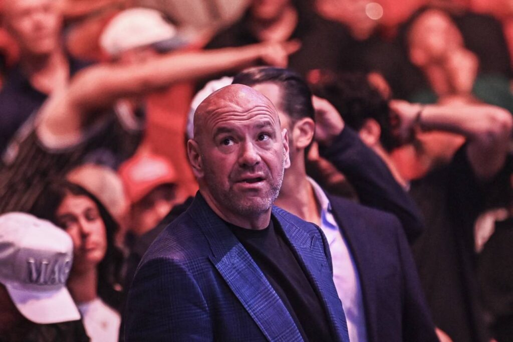 Dana White tenta pela segunda vez um acordo na ação contra o UFC. Foto: CHANDAN KHANNA/AFP