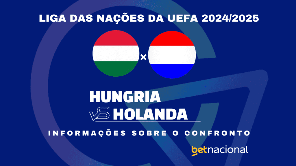 Hungria x Holanda Liga das Nações 2024 2025