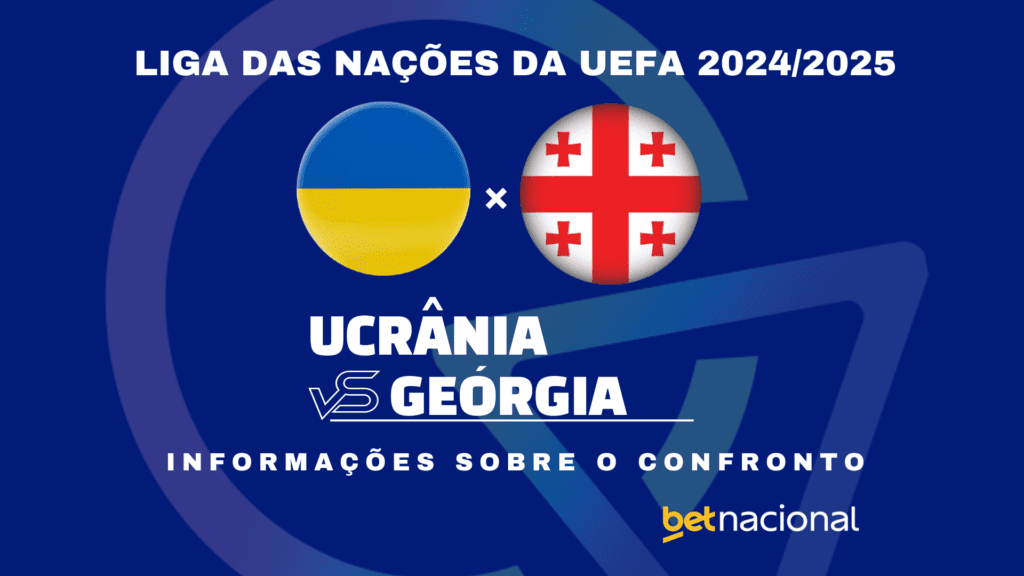 Ucrânia x Geórgia Liga das Nações 2024-2025