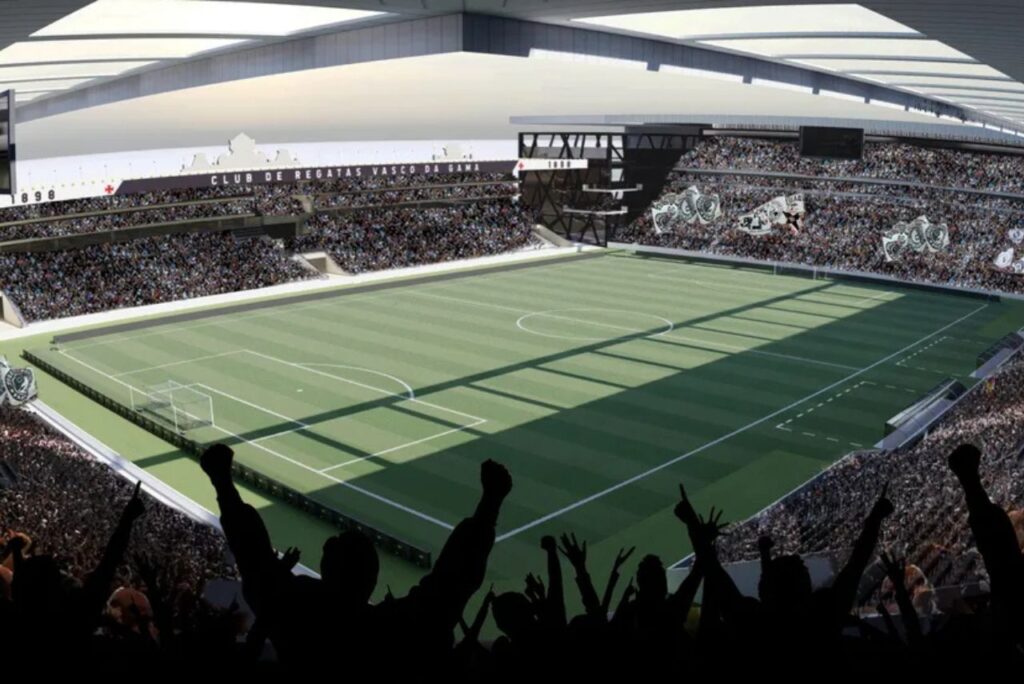 Projeto do novo estádio do Vasco (Foto: Divulgação)