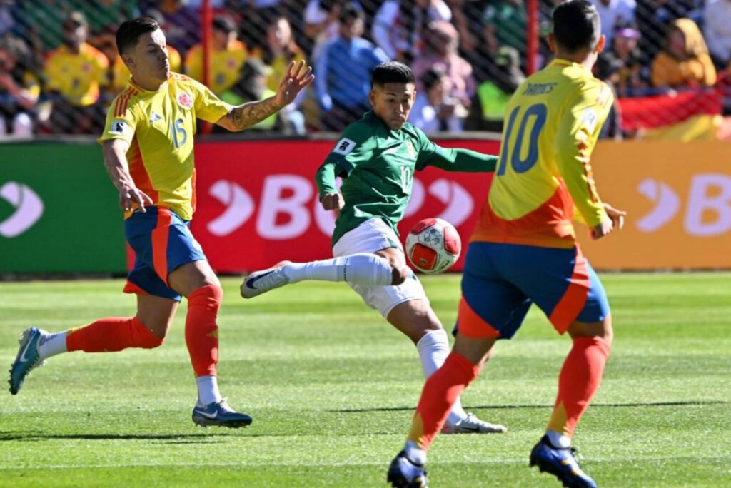 A Bolívia vem de uma sequência de três vitórias consecutivas. Foto: AIZAR RALDES/AFP