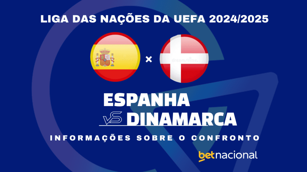 Espanha x Dinamarca Liga das Nações 2024-2025