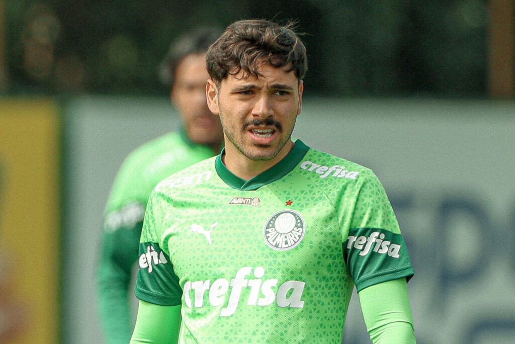 Maurício em treino do Palmeiras