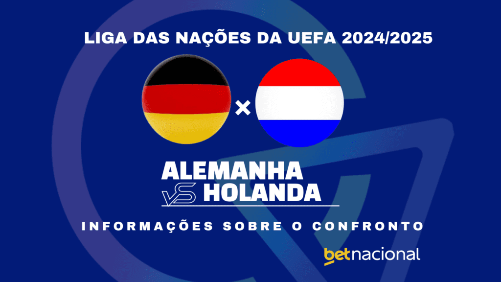 Alemanha x Holanda Liga das Nações 2024 2025