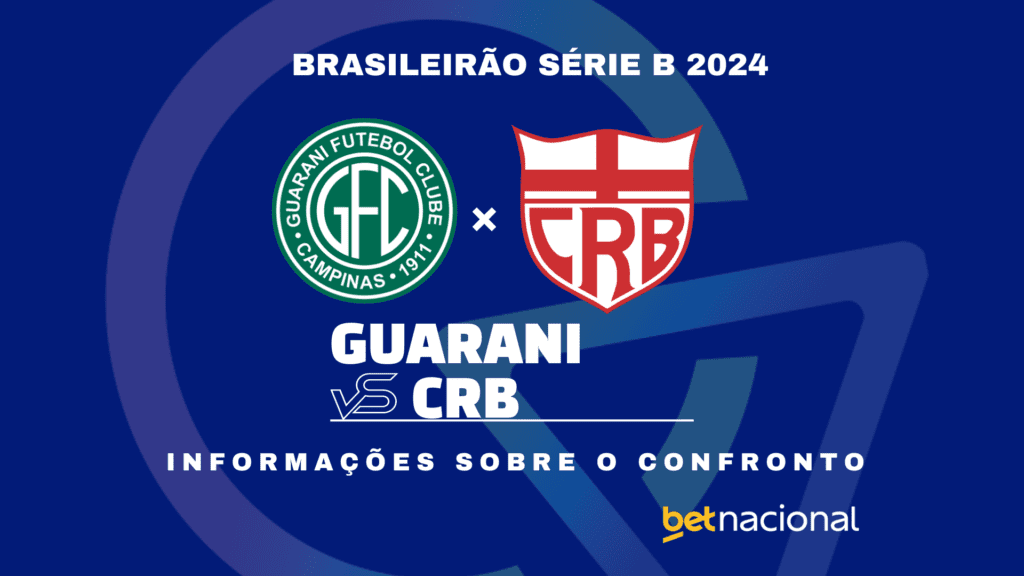 Guarani x CRB Série B 2024