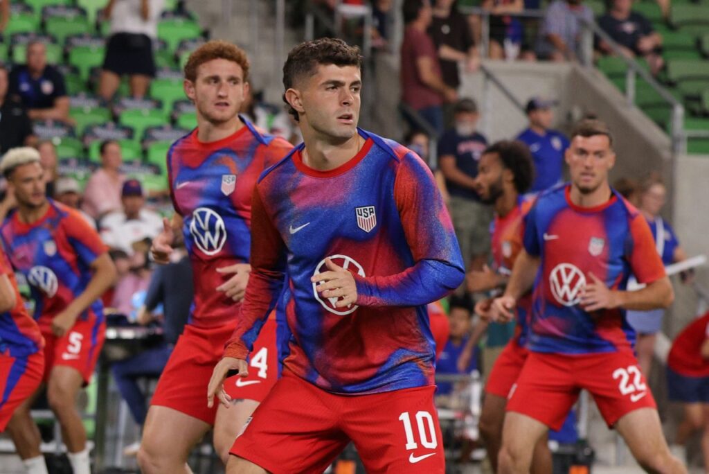 Pulisic antes de partida dos Estados Unidos