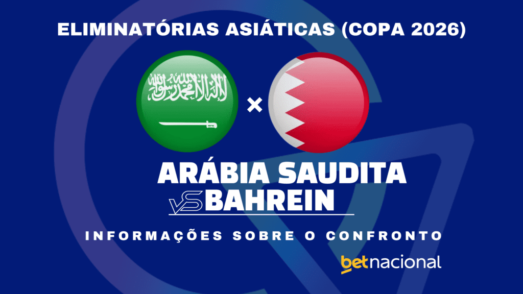 Arábia Saudita x Bahrein - Elim. Asiáticas Copa 2026