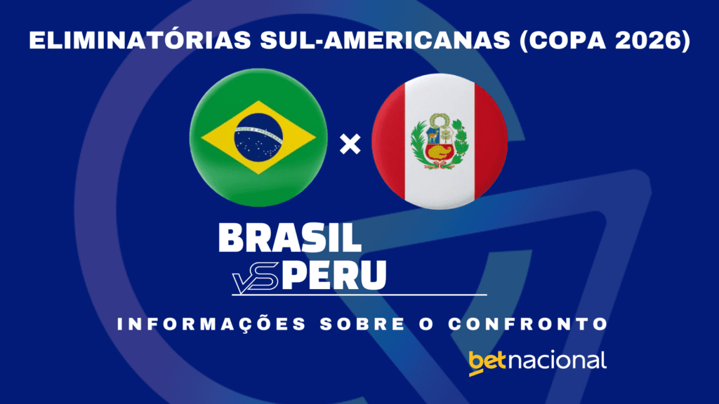 Brasil x Peru - Eliminatórias para Copa 2026