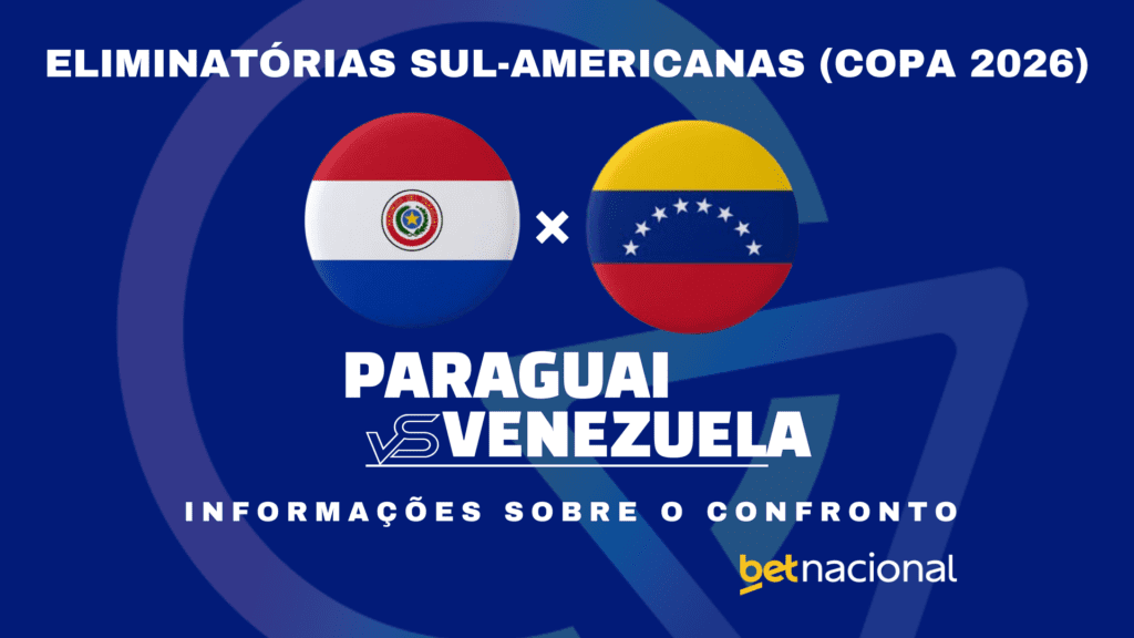 Paraguai x Venezuela - Eliminatórias para a Copa 2026