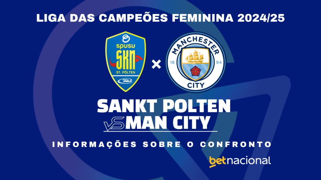 Sankt Polten x Man City - Liga dos Campeões Feminina 2024/25