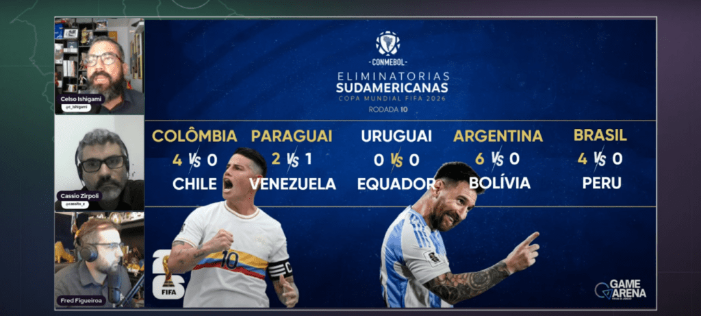 Raio-x da 10ª rodada das Eliminatórias da Copa com vitórias de Brasil e Argentina