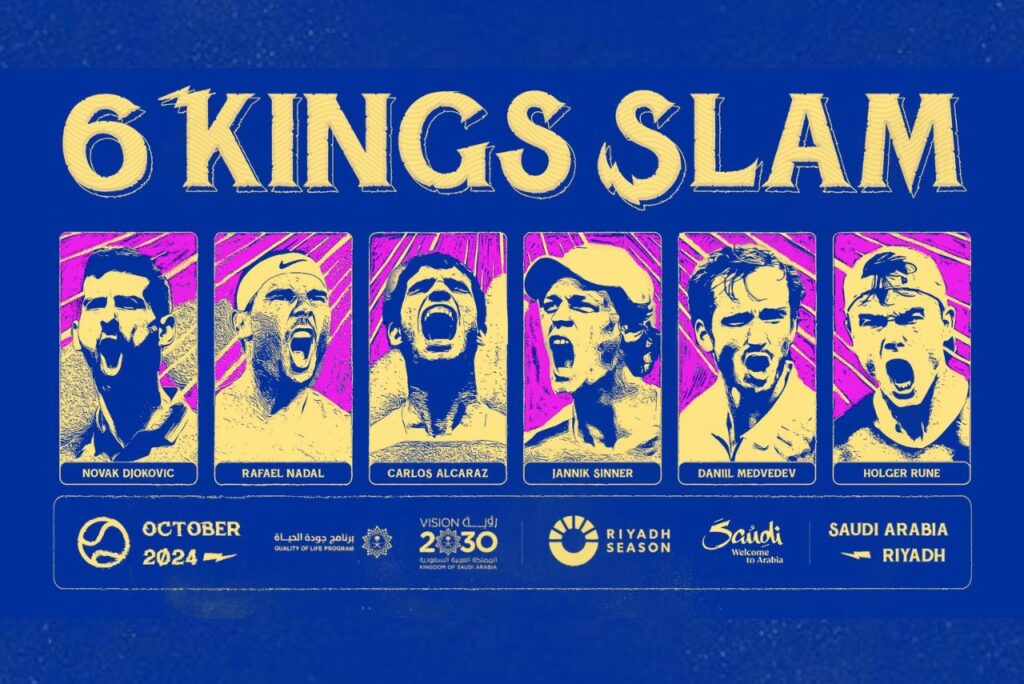 Torneio de tênis Six Kings Slam (Foto: Divulgação)