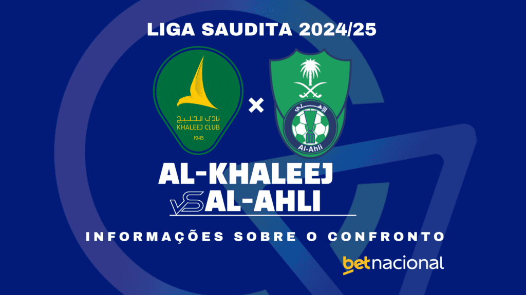 Al-Khaleej x Al-Ahli - Liga Saudita 2024/25