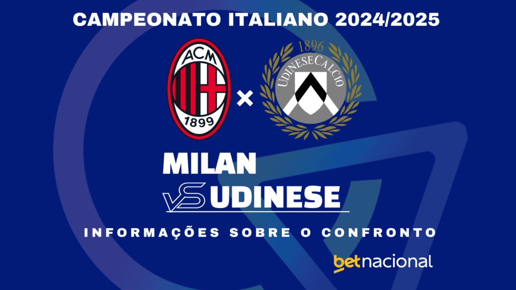 Milan x Udinese Campeonato Italiano 2024 2025