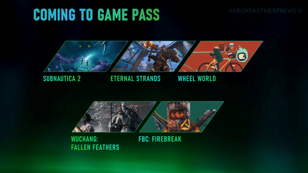 Xbox Partner Preview  Game Pass