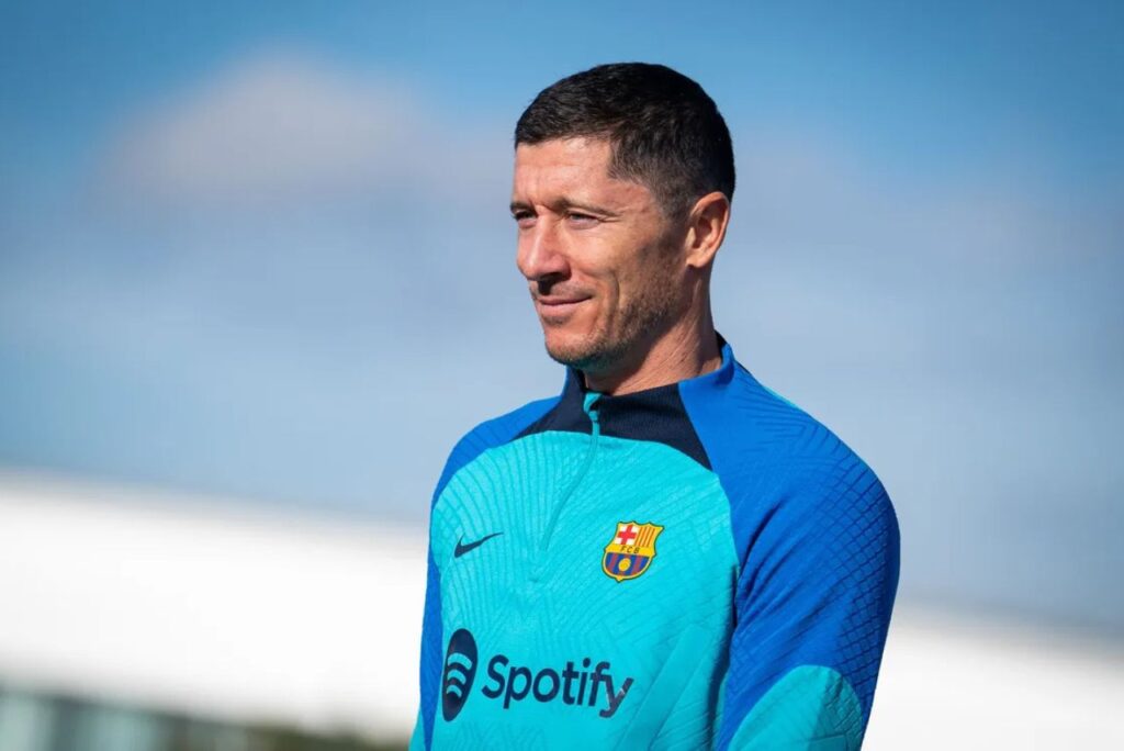 Robert Lewandowski, atacante do Barcelona (Foto: Reprodução)