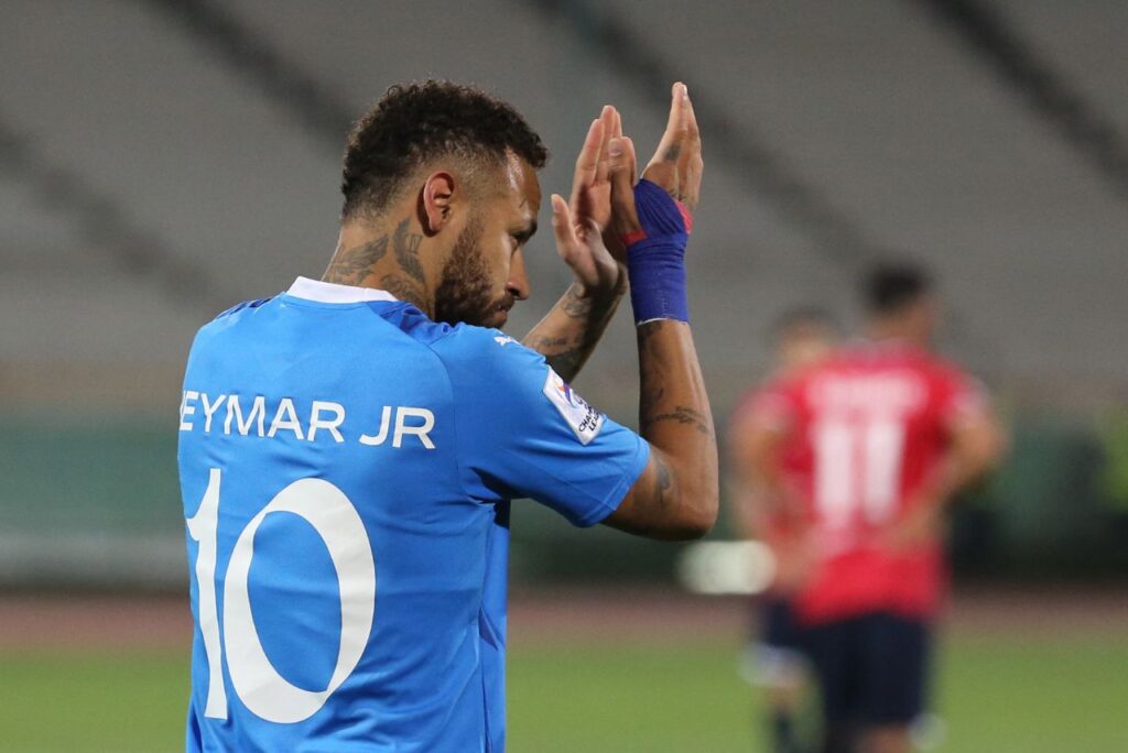 Neymar, atacante do Al-Hilal (Foto: Atta Kenare/AFP)