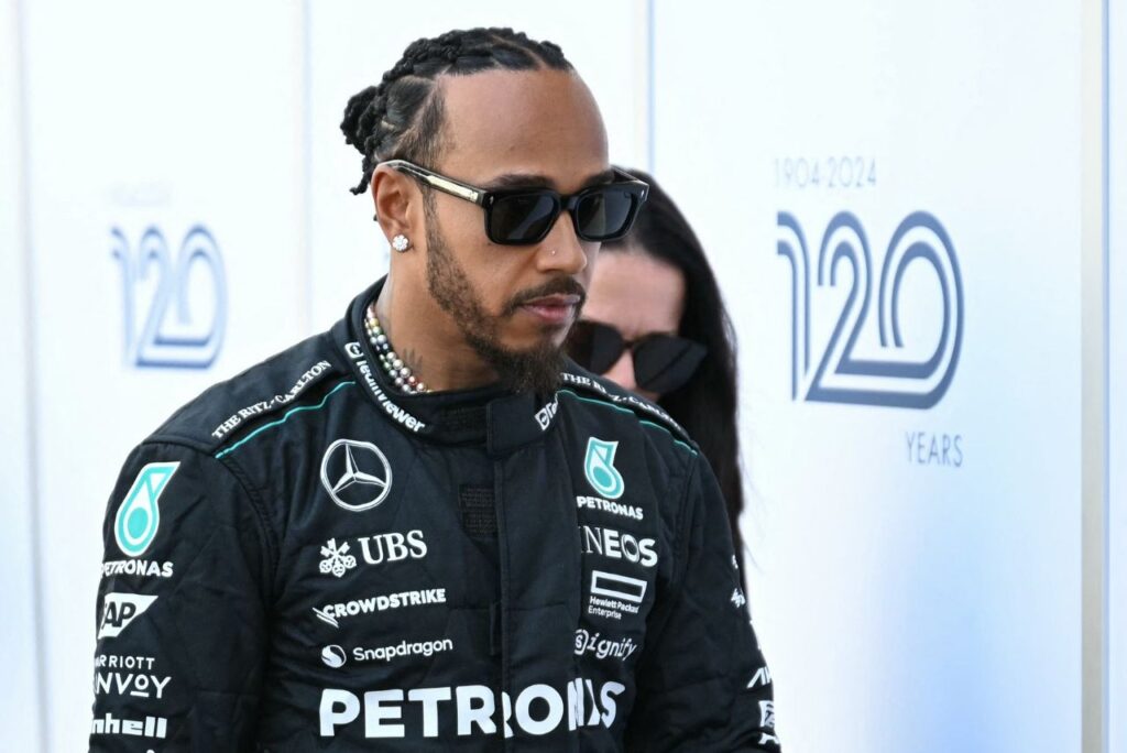 Lewis Hamilton, futuro piloto da Ferrari (Foto: Patrick T. Fallon/AFP)