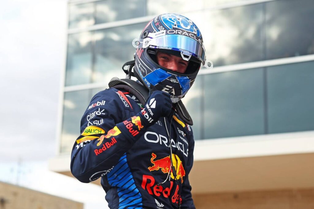 Max Verstappen vai largar em primeiro na sprint race. Foto: Reprodução/X