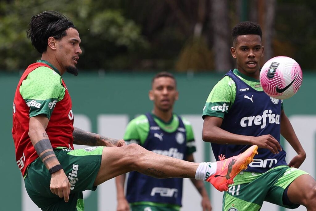 Gustavo Gómez enalteceu sistema defensivo palmeirense. Foto: Cesar Greco/Palmeiras