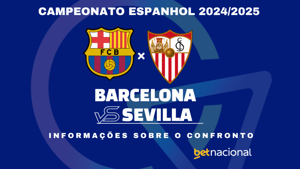 Barcelona x Sevilla Campeonato Espanhol 2024-2025