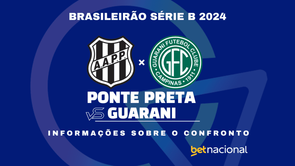 Ponte Preta x Guarani Série B 2024