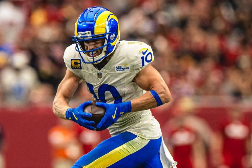 Cooper Kupp deve retornar aos jogos nos Rams. Foto: Reprodução/Facebook