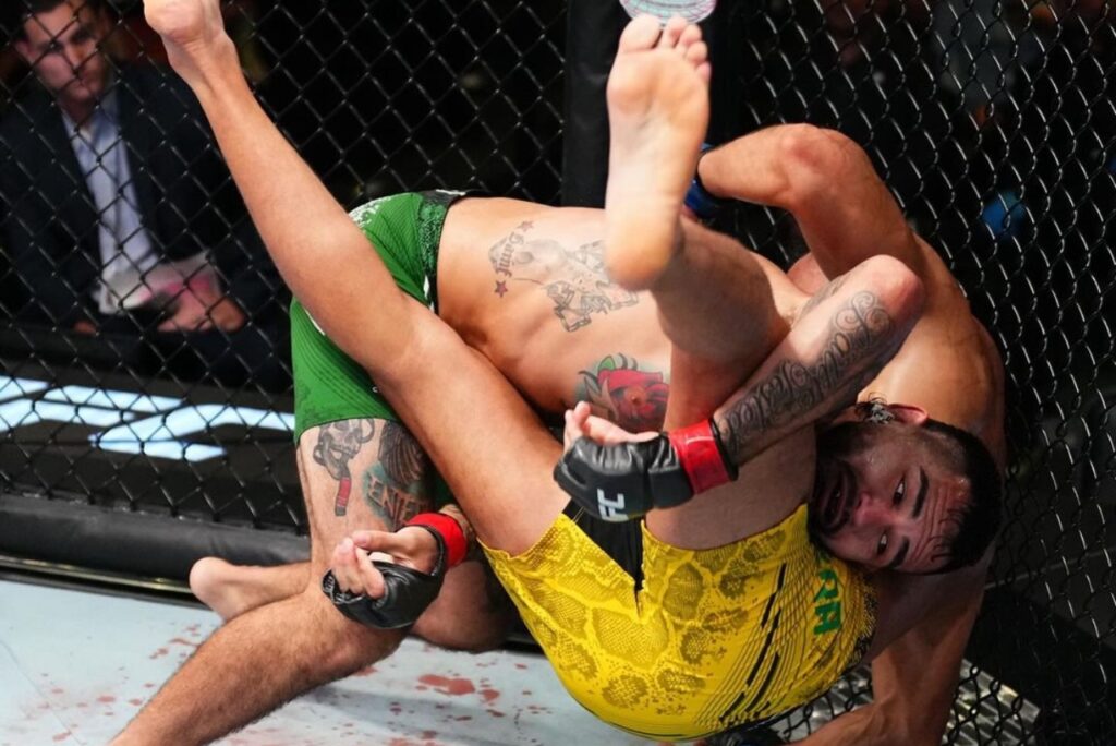 Michel Pereira não conseguiu se impor na luta e saiu derrotado do UFC Vegas 99. Foto: Reprodução/Instagram