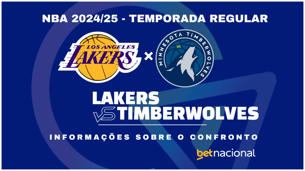 Lakers x Timberwolves - NBA 2024/25