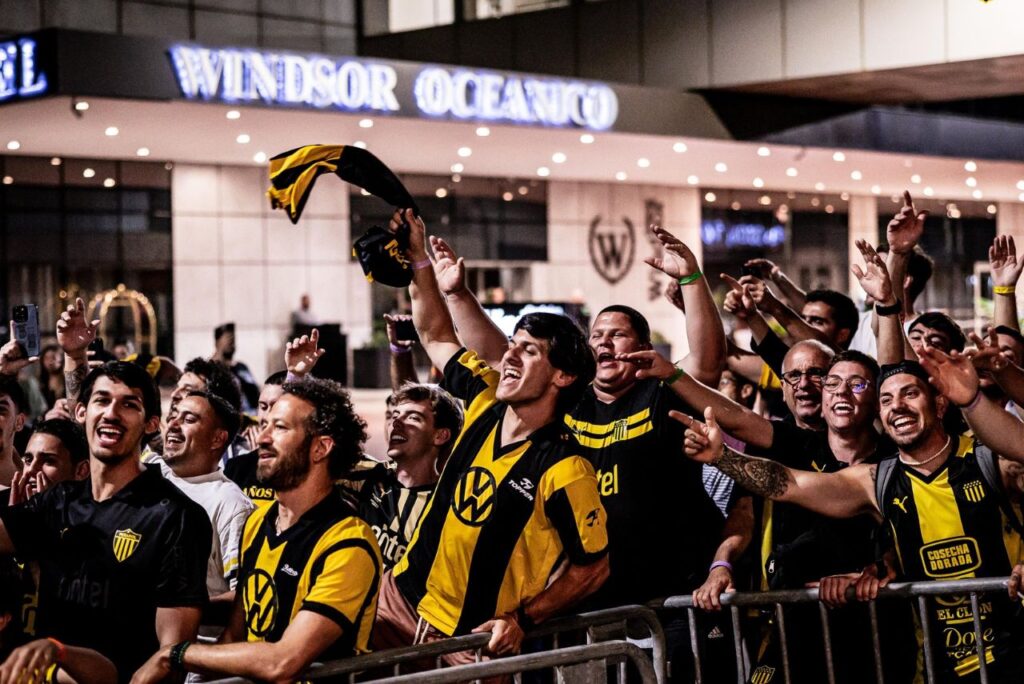 Torcedores do Peñarol no Rio de Janeiro