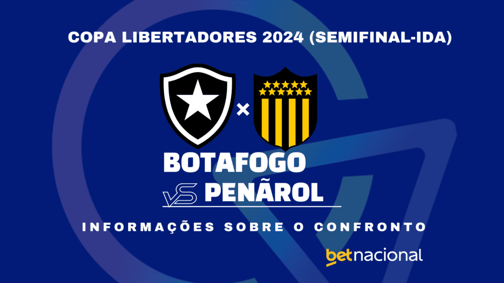 Botafogo x Peñarol Libertadores semifinais ida 2024