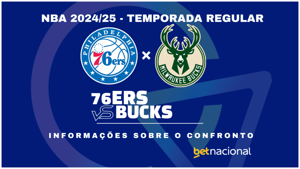 Philadelphia 76ers x Milwaukee Bucks - NBA 2024/25