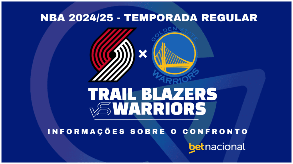 Trail Blazers x Warriors - NBA 2024/25