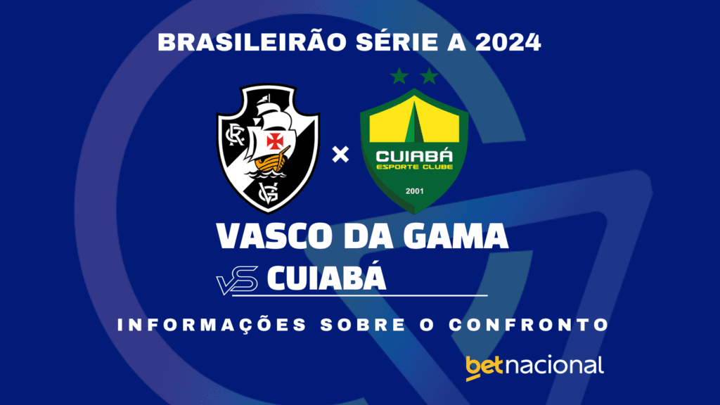 Vasco x Cuiabá Série A 2024