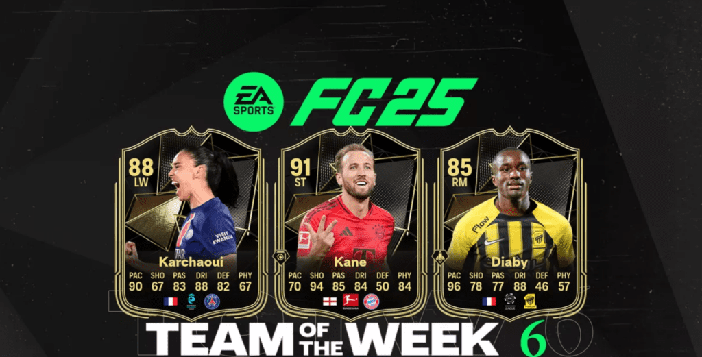 TOTW 6 no Ultimate Team do FC 25