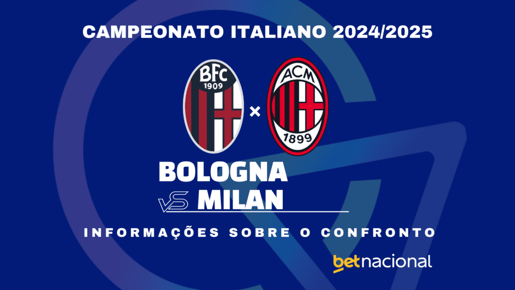 Bologna x Milan Campeonato Italiano 2024 2025