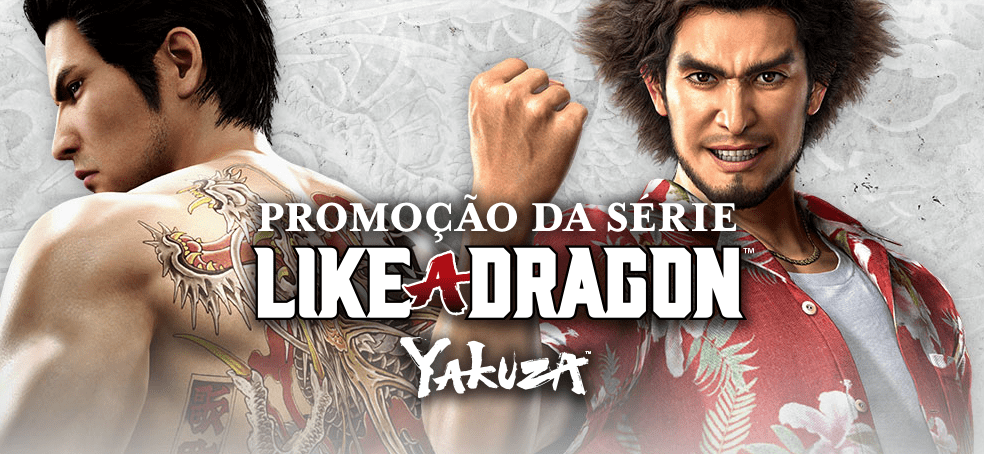 Promoção Like a Dragon e Yakuza