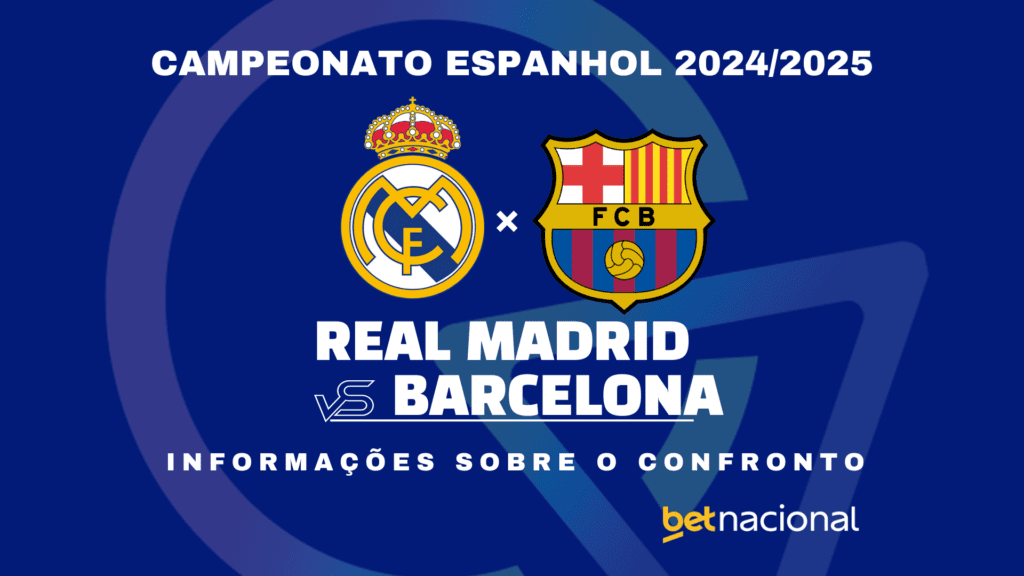 Real Madrid x Barcelona Campeonato Espanhol 2024-2025