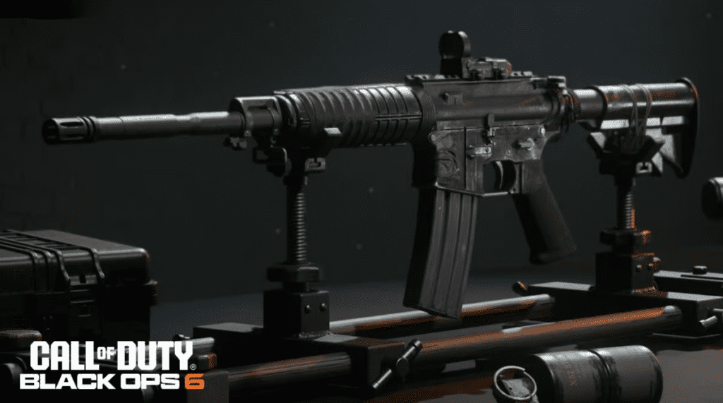 Imagem da XM4, eleita uma das melhores armas para se começar bem no Multiplayer do Black Ops 6 pelo Guia de CoD