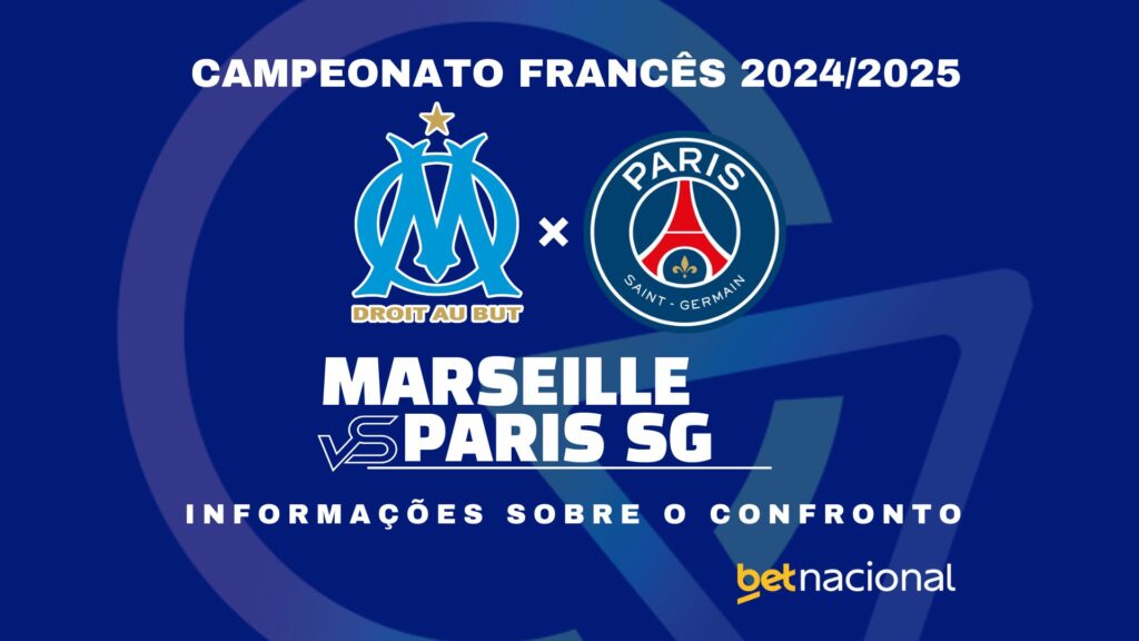 O. Marseille x PSG: onde assistir, horário, escalações e estatísticas