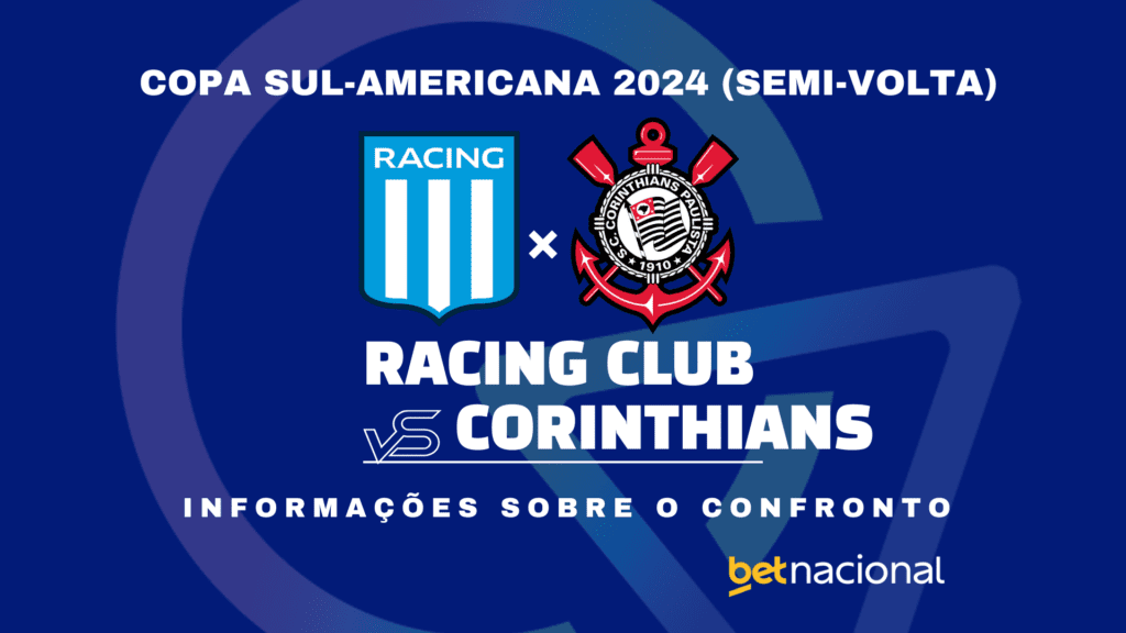 Racing x Corinthians: onde assistir ao vivo, horário, escalações e estatísticas