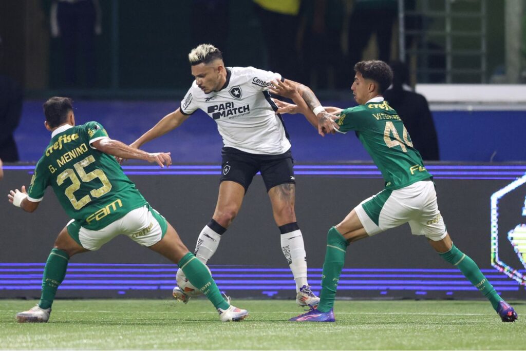 Palmeiras e Botafogo em jogo na Libertadores