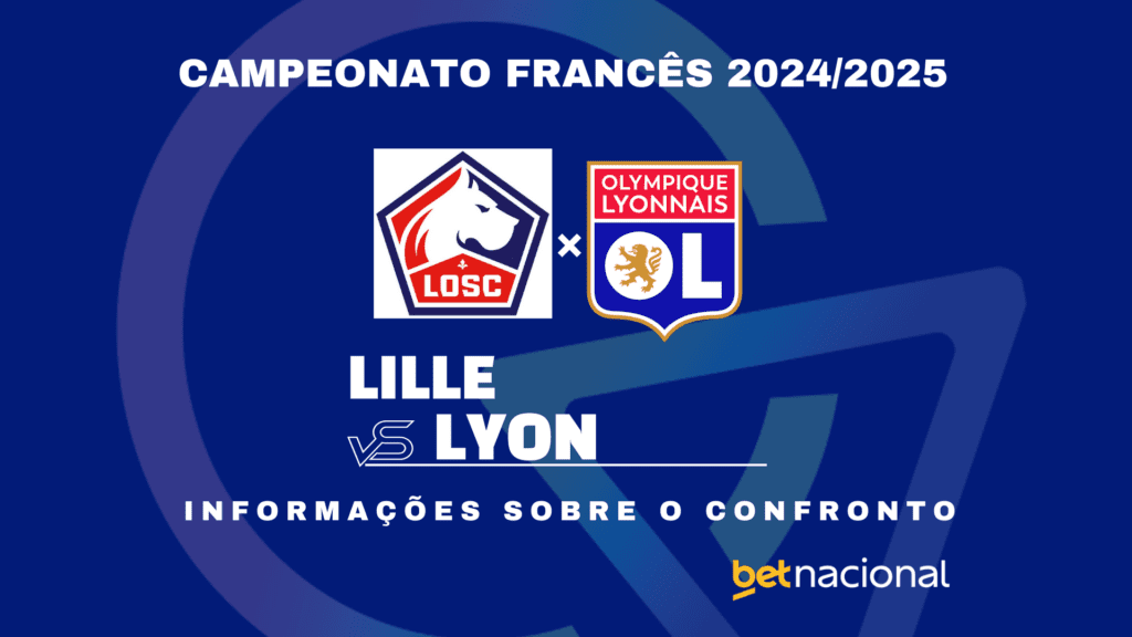 Lille x Lyon Campeonato Francês 2024-2025